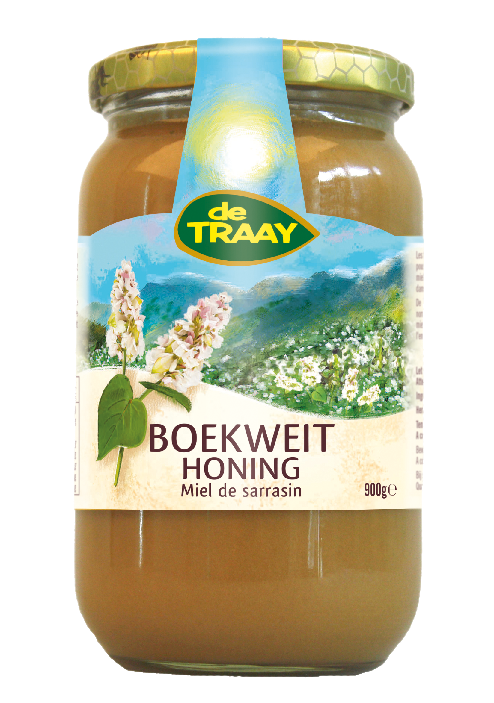 De Traay Boekweithoning crème 900g